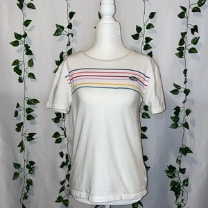 Vans | Women's Party Stripe Patch T-Shirt | S